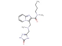 N-butyl-N-methyl-3-({methyl[(5-oxo-4,5-dihydro-1H-1,2,4-triazol-3-yl)methyl]amino}methyl)imidazo[1,2-a]pyridine-2-carboxamide