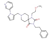 1-(2-methoxyethyl)-3-(2-phenylethyl)-8-{[1-(3-pyridinyl)-1H-pyrrol-2-yl]methyl}-1,3,8-triazaspiro[4.5]decane-2,4-dione