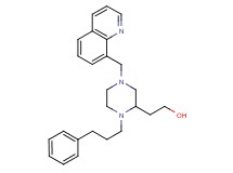 2-[1-(3-phenylpropyl)-4-(8-quinolinylmethyl)-2-piperazinyl]ethanol