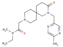 N-ethyl-N-methyl-2-{2-[(5-methylpyrazin-2-yl)methyl]-3-oxo-2,9-diazaspiro[5.5]undec-9-yl}acetamide