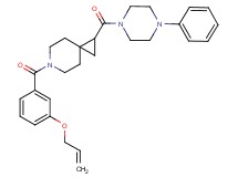 6-[3-(allyloxy)benzoyl]-1-[(4-phenyl-1-piperazinyl)carbonyl]-6-azaspiro[2.5]octane