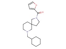 7-(cyclohexylmethyl)-2-(2-furoyl)-2,7-diazaspiro[4.5]decane