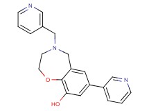 7-pyridin-3-yl-4-(pyridin-3-ylmethyl)-2,3,4,5-tetrahydro-1,4-benzoxazepin-9-ol