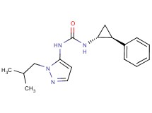 N-(1-isobutyl-1H-pyrazol-5-yl)-N'-[(1R*,2S*)-2-phenylcyclopropyl]urea