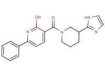 3-{[3-(1H-imidazol-2-yl)-1-piperidinyl]carbonyl}-6-phenyl-2-pyridinol