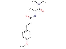 N~2~-[3-(4-methoxyphenyl)propanoyl]-N~1~,N~1~-dimethylalaninamide
