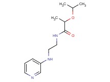 2-isopropoxy-N-[2-(pyridin-3-ylamino)ethyl]propanamide