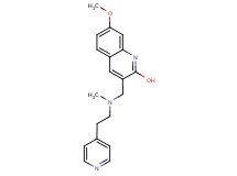 7-methoxy-3-({methyl[2-(4-pyridinyl)ethyl]amino}methyl)-2-quinolinol