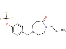 4-allyl-1-[4-(trifluoromethoxy)benzyl]-1,4-diazepan-5-one