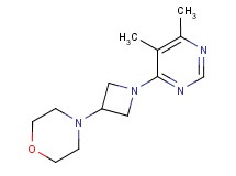 4-[1-(5,6-dimethylpyrimidin-4-yl)azetidin-3-yl]morpholine
