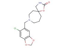 8-[(6-chloro-1,3-benzodioxol-5-yl)methyl]-1-oxa-3,8-diazaspiro[4.6]undecan-2-one
