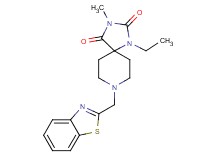 8-(1,3-benzothiazol-2-ylmethyl)-1-ethyl-3-methyl-1,3,8-triazaspiro[4.5]decane-2,4-dione