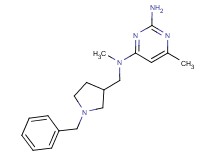 N~4~-[(1-benzylpyrrolidin-3-yl)methyl]-N~4~,6-dimethylpyrimidine-2,4-diamine