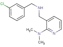 3-{[(3-chlorobenzyl)amino]methyl}-N,N-dimethyl-2-pyridinamine