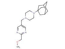 5-{[4-(1-adamantyl)-1-piperazinyl]methyl}-2-(methoxymethyl)pyrimidine