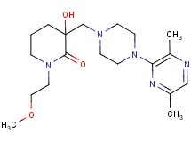 3-{[4-(3,6-dimethylpyrazin-2-yl)piperazin-1-yl]methyl}-3-hydroxy-1-(2-methoxyethyl)piperidin-2-one
