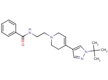 N-{2-[4-(1-tert-butyl-1H-pyrazol-4-yl)-3,6-dihydropyridin-1(2H)-yl]ethyl}benzamide