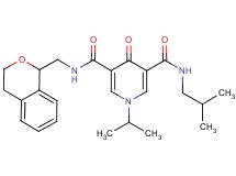 N-(3,4-dihydro-1H-isochromen-1-ylmethyl)-N'-isobutyl-1-isopropyl-4-oxo-1,4-dihydro-3,5-pyridinedicarboxamide