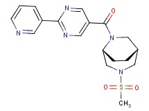 (1R*,5R*)-3-(methylsulfonyl)-6-{[2-(3-pyridinyl)-5-pyrimidinyl]carbonyl}-3,6-diazabicyclo[3.2.2]nonane