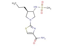 2-{(3S*,4R*)-3-[(methylsulfonyl)amino]-4-propyl-1-pyrrolidinyl}-1,3-thiazole-4-carboxamide