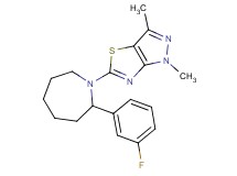 5-[2-(3-fluorophenyl)azepan-1-yl]-1,3-dimethyl-1H-pyrazolo[3,4-d][1,3]thiazole