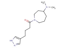 N,N-dimethyl-1-[4-(1H-pyrazol-4-yl)butanoyl]-4-azepanamine