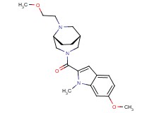 (1R*,5R*)-6-(2-methoxyethyl)-3-[(6-methoxy-1-methyl-1H-indol-2-yl)carbonyl]-3,6-diazabicyclo[3.2.2]nonane