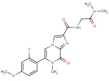 N-[2-(dimethylamino)-2-oxoethyl]-6-(2-fluoro-4-methoxyphenyl)-7-methyl-8-oxo-7,8-dihydroimidazo[1,2-a]pyrazine-2-carboxamide