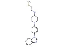 1-[4-(1H-benzimidazol-1-yl)phenyl]-N-[2-(methylthio)ethyl]piperidin-4-amine