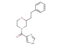 4-(1H-imidazol-4-ylcarbonyl)-2-(2-phenylethyl)morpholine