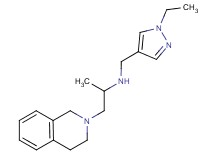 1-(3,4-dihydroisoquinolin-2(1H)-yl)-N-[(1-ethyl-1H-pyrazol-4-yl)methyl]propan-2-amine