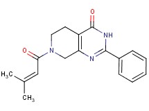 7-(3-methylbut-2-enoyl)-2-phenyl-5,6,7,8-tetrahydropyrido[3,4-d]pyrimidin-4(3H)-one