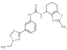 N-[3-(2-ethyl-2H-tetrazol-5-yl)phenyl]-N'-(2-methyl-4,5,6,7-tetrahydro-1,3-benzothiazol-4-yl)urea