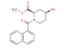 methyl (2R*,4S*)-4-hydroxy-1-(1-naphthoyl)piperidine-2-carboxylate