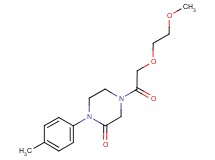 4-[(2-methoxyethoxy)acetyl]-1-(4-methylphenyl)-2-piperazinone