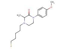 4-(5-fluoropentyl)-1-(4-methoxyphenyl)-3-methyl-2-piperazinone