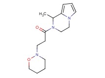 1-methyl-2-[3-(1,2-oxazinan-2-yl)propanoyl]-1,2,3,4-tetrahydropyrrolo[1,2-a]pyrazine
