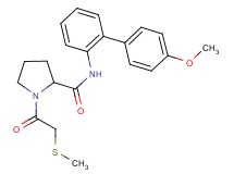 N-(4'-methoxy-2-biphenylyl)-1-[(methylthio)acetyl]prolinamide