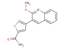 4-(2-methoxyquinolin-3-yl)thiophene-2-carboxamide