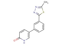 5-[3-(5-methyl-1,3,4-thiadiazol-2-yl)phenyl]pyridin-2(1H)-one