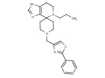 1'-[(2-phenyl-1,3-oxazol-4-yl)methyl]-5-propyl-1,5,6,7-tetrahydrospiro[imidazo[4,5-c]pyridine-4,4'-piperidine]