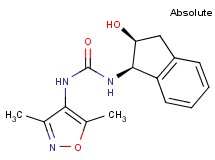 N-(3,5-dimethylisoxazol-4-yl)-N'-[(1R,2S)-2-hydroxy-2,3-dihydro-1H-inden-1-yl]urea