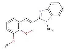 2-(8-methoxy-2H-chromen-3-yl)-1-methyl-1H-benzimidazole