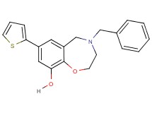 4-benzyl-7-(2-thienyl)-2,3,4,5-tetrahydro-1,4-benzoxazepin-9-ol