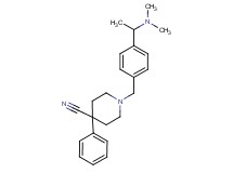 1-{4-[1-(dimethylamino)ethyl]benzyl}-4-phenylpiperidine-4-carbonitrile
