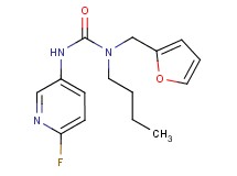 N-butyl-N'-(6-fluoropyridin-3-yl)-N-(2-furylmethyl)urea