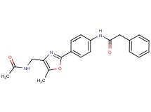N-(4-{4-[(acetylamino)methyl]-5-methyl-1,3-oxazol-2-yl}phenyl)-2-phenylacetamide