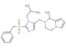 2-{[2-(benzylsulfonyl)-1-isobutyl-1H-imidazol-5-yl]methyl}-1-methyl-1,2,3,4-tetrahydropyrrolo[1,2-a]pyrazine