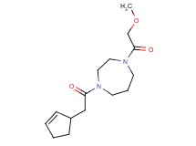 1-(cyclopent-2-en-1-ylacetyl)-4-(methoxyacetyl)-1,4-diazepane