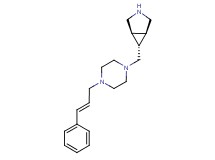 (1R*,5S*,6r*)-6-({4-[(2E)-3-phenylprop-2-en-1-yl]piperazin-1-yl}methyl)-3-azabicyclo[3.1.0]hexane